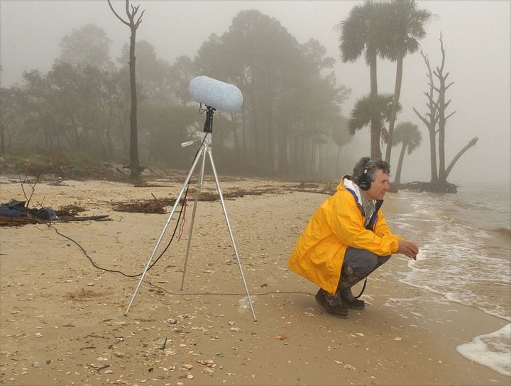 Bernie Krause, île de Saint Vincent, Floride, 2001
 (Photo : Tim Chapman)