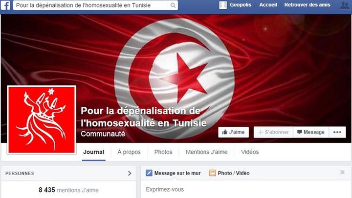 Capture d'écran de la page Facebook pour la dépénalisation (DR)