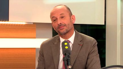 Thierry Beaudet, président du Groupe VYV, le 13 septembre 2017 sur franceinfo. (FRANCEINFO / RADIOFRANCE)