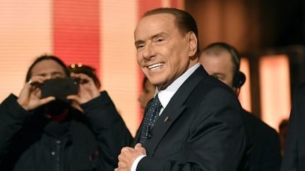 Silvio Berlusconi, ancien président du Conseil italien, le 4 janvier 2018, aura 82 ans en septembre prochain. (ANDREAS SOLARO / AFP)