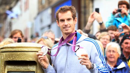 Andy Murray, britannique et médaillé olympique aux Jeux de Londres en 2012. (IAN MACNICOL / AFP)