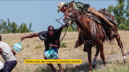 États-Unis : des gardes-frontières à cheval chassent des migrants, les images créent la polémique (FRANCEINFO)