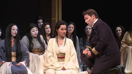 L'opéra italien Madame Butterfly mis en scène par&nbsp;Fabio Ceresa.&nbsp; (FRANCEINFO)