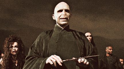 Voldemort, le Seigneur des ténèbres dans la saga Harry Potter (ici dans "Harry Potter et les reliques de la mort, 2e partie").
 (Ronald Grant / Mary Evans / Sipa)