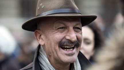 Reza, à Paris, lors d'une manifestation pour Greenpeace en novembre 2013
 (AFP / Fred Dufour)