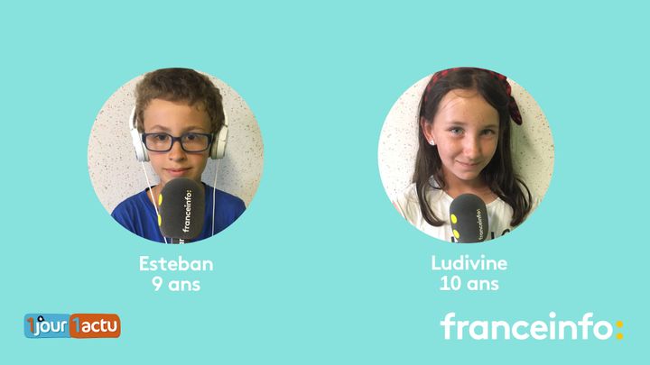 franceinfo junior, une émission en partenariat avec le magazine d'actualités pour enfants 1jour1actu et 1jour1actu.com. (FRANCEINFO / RADIO FRANCE)