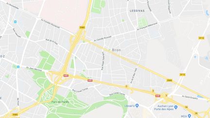 L'enfant a été agressé à Bron (Rhône), dans la banlieue de Lyon. (GOOGLE MAPS)