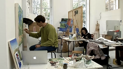 Un atelier de l'école des beaux arts de Paris
 (France 3)