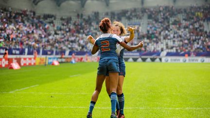 La joie des Françaises (GEOFFROY VAN DER HASSELT / AFP)