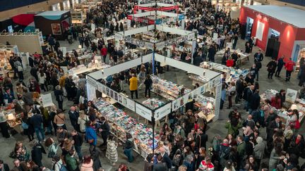 Festival du livre de Paris, lors de l'édition 2023. (STEPHANE MOUCHMOUCHE / HANS LUCAS / AFP)