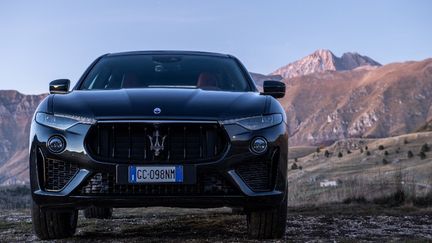 La Maserati Levante v6 350CV. La marque se lance dans une Maserati totalement électrique pour 2022. (LORENZO DI COLA / NURPHOTO / AFP)