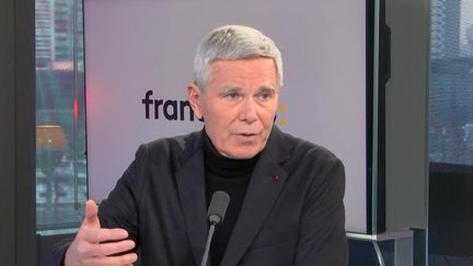 Jacques Biot, président du conseil d'administration du géant chinois Huawei en France, le 15 février 2022. (FRANCEINFO / RADIO FRANCE)