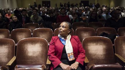  (Christiane Taubira en janvier, deux jours après sa démission du gouvernement. © Amir Levy/SIPA)