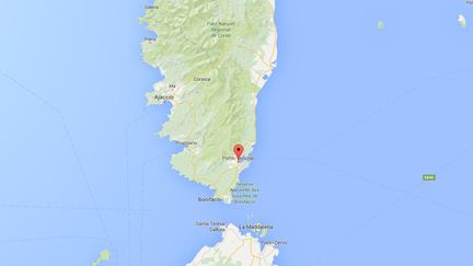 Un homme a été tué à Porto-Vecchio, en Corse-du-Sud, dans la nuit du 12 au 13 mai 2016. (GOOGLE MAPS)