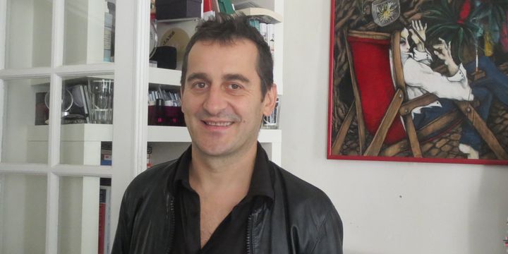 Francesco Bearzatti chez lui, à Paris (juin 2013)
 (Annie Yanbékian)