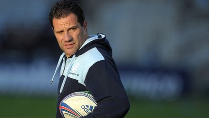 Laurent Labit, l'un des coachs du Racing-Métro (JEAN-SEBASTIEN EVRARD / AFP)