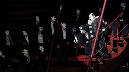 George Gagnidze dans le "Rigoletto" de Robert Carsen au Festival d'Avignon (répétition le 29 juin 2013)
 (Boris Horvat)