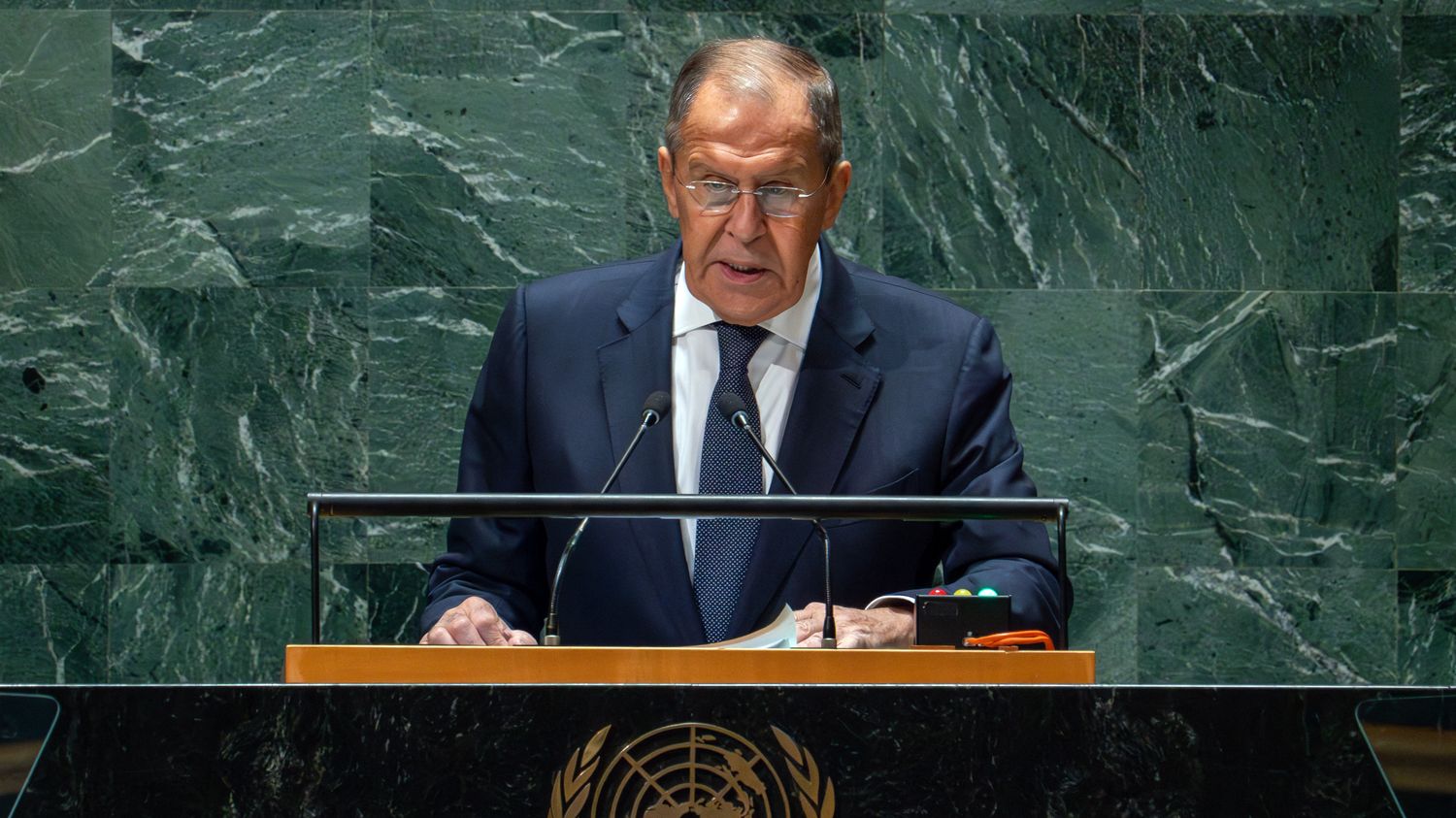 The Russian foreign minister condemned Westerners as “directly fighting” Russia in Ukraine