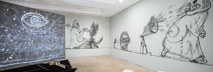 Vue de l'exposition "William Kentridge : Un poème qui n'est pas le notre" (William Kentridge)