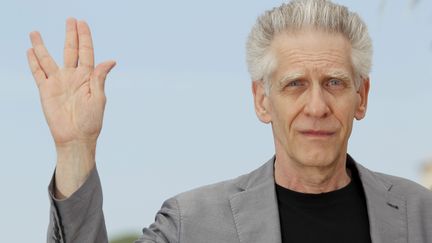 David Cronenberg, venu pr&eacute;senter son Cosmopolis, s'est cru dans Star Trek. (MAXPPP)