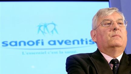 Jean-François Dehecq, le président du conseil d'administration du groupe Sanofi-Aventis (2008) (AFP)