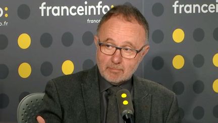 Bruno David, président du Muséum national d'histoire naturelle et biologiste marin, sur franceinfo, mercredi 24 avril 2019. (FRANCEINFO)