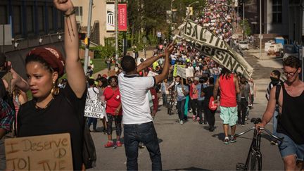  (L'annonce du décès de Freddie Gray avait provoqué des manifestations et des émeutes à Baltimore. © MaxPPP)