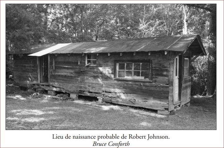 Photo de la maison de Robert Johnson figurant dans le livre (Bruce Conforth)