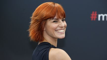 Fauve Hautot pose pendant le festival de la télévision de Monte-Carlo, le 14 juin 2015. (VALERY HACHE / AFP)