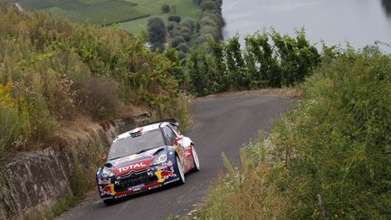 Sébastien Loeb (Citroën) s'éclate au rallye d'Allemagne