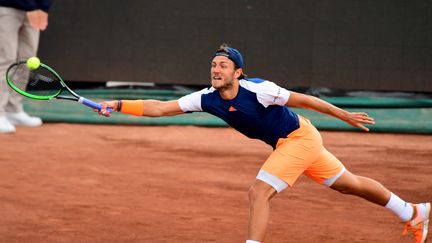 Lucas Pouille (ATTILA KISBENEDEK / AFP)