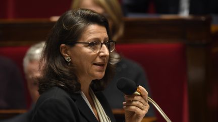 La ministre de la Santé, Agnès Buzyn, à l'Assemblée nationale, le 4 octobre 2017. (ERIC FEFERBERG / AFP)