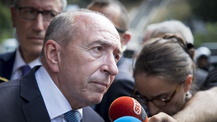 Le ministre de l'Intérieur, Gerard Collomb, le 5 juillet 2015, lors d'un déplacement à Marseille (Bouches-du-Rhône). (DENIS THAUST / CROWDSPARK / AFP)