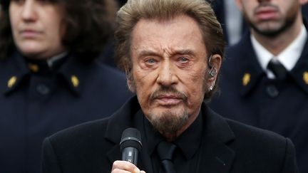 Le chanteur Johnny Hallyday en janvier 2016
 (YOAN VALAT / POOL / AFP)