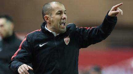 Leonardo Jardim, lors d'un match de Monaco, en février 2018. (VALERY HACHE / AFP)