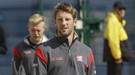 Le pilote français Romain Grosjean (Haas). (FREDERIC LE FLOC H / DPPI MEDIA)