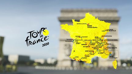 Le parcours du Tour de France 2020. (ASO)