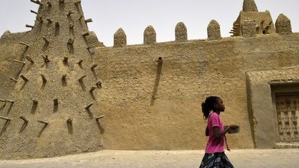 Le mur d'enceinte de la mosquée Djingareyber de Tombouctou, au Mali. (AFP)