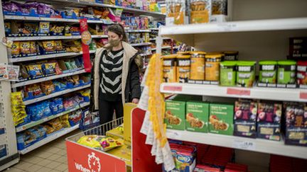 Un supermarché Sainsbury à Walthamstow, dans l'est de Londres, le 13 février 2022. (Illustration)
 (AFP)