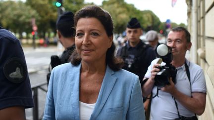 La ministre de la Santé, Agnès Buzyn, le 10 septembre 2021 à Paris. (LUCAS BARIOULET / AFP)