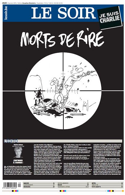 Le dessin de une du quotidien belge Le Soir signé Pierre Kroll
 (Pierre Kroll - Le Soir)