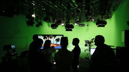 Studio de RT à Moscou en 2013. (YURI KOCHETKOV / POOL)