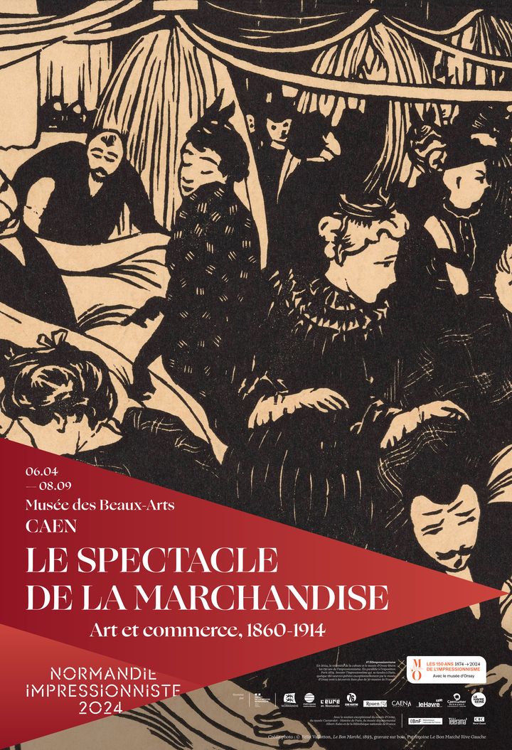 Exposition "Le spectacle de la marchandise. Art et commerce, 1860-1914" jusqu'au 8 septembre 2024 au musée des Beaux-Arts de Caen. (MUSEE DES BEAUX-ARTS DE CAEN)