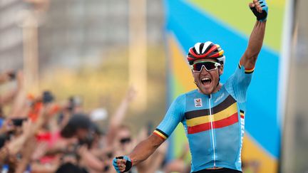 Greg Van Avermaet remporte l'or olympique (ADRIAN DENNIS / AFP)