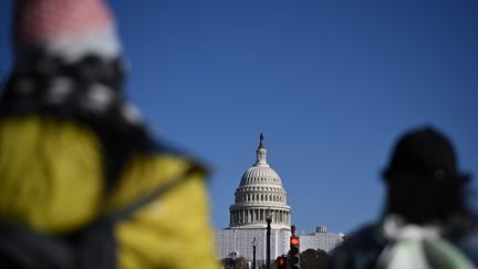 Le Capitole, qui abrite le Congrès américain, à Washington (Etats-Unis), le 23 décembre 2022. (MANDEL NGAN / AFP)