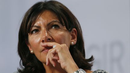 Anne Hidalgo lors de l'universit&eacute; d'&eacute;t&eacute; du PS, le 28 ao&ucirc;t 2018 &agrave; La Rochelle (Charente-Maritime).&nbsp; (STEPHANE MAHE / REUTERS)