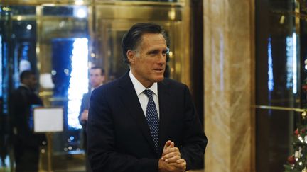 L'ancien candidat républicain à la présidentielle américaine, Mitt Romney, à New York, le 29 novembre 2016. (LUCAS JACKSON / REUTERS)