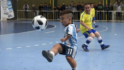 Le joueur argentin Diego Serpentini lors de la Copa America à Buenos Aires, le 25 octobre 2018. (EITAN ABRAMOVICH / AFP)