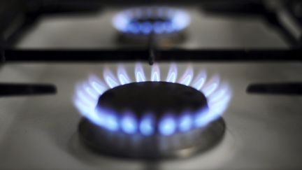 A Strasbourg, le brûleur d'une cuisinière de gaz, prise en photo le 22 juin 2010. (JOHANNA LEGUERRE / AFP)