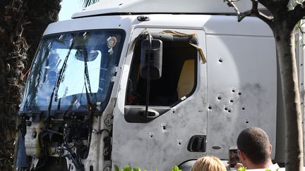 Le chauffeur, Mohamed Laouej-Bouhlel, a tué 85 personnes le 14 juillet 2016, au volant d'un camion frigorifique de 19 tonnes. (BORIS HORVAT / AFP)